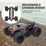 1:10 Scale Remote Control Car Truck, 80+ KM/H High Speed RTR RC Truck, 2.4GHZ Radio Controlled Electric RC Car, 4WD 4x4 Off Road Monster Truck for Adults, IPX7 Waterproof Racing Vehicle Truck