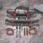 Rc Car Part, Front Rear Bumper Part W/Lights for Rc Crawler Car Traxxas TRX-4 Scx10Ii 90046, Front and Rear Metal Bumpers with Climbing Lights Rc Car Part, Front Rear Bumper Part W/Lights for Rc Crawler Car Traxxas TRX-4 Scx10Ii 90046, Front and Rear Metal Bumpers with Climbing Lights