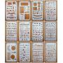 Journal Stencils, Journal Planner Stencils Set 12 Pack for A5 Notebook & Most Journals, Includes Letter Stencil, Number Stencils, Drawing Stencils, Icons, Charts, Shapes for Bujo