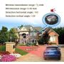 1/2 Mile Long Range Solar Wireless Driveway Alarm Outdoor Weather Resistant Motion Sensor & Detector-Security Alert System-Monitor & Protect Outside Property,No Need to Replace Battery