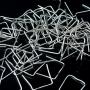 H&D 500Pcs Plated Silver Chandelier Lamp Metal Hanger Pins Crystal Prisms Beads Ball Connectors
