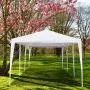 Heavy Duty Canopy Event Tent-10x30 Outdoor White Gazebo Party Wedding Tent, Sturdy Steel Frame Shelter w/5 Removable Sidewalls Waterproof Sun Snow R Heavy Duty Canopy Event Tent-10x30 Outdoor White Gazebo Party Wedding Tent, Sturdy Steel Frame Shelter w/5 Removable Sidewalls Waterproof Sun Snow R
