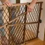 Evenflo Position & Lock Baby Gate, Pressure-Mounted, Farmhouse Collection Evenflo Position & Lock Baby Gate, Pressure-Mounted, Farmhouse Collection