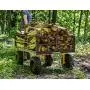Gorilla Carts GOR1400-COM Heavy-Duty Steel Utility Cart with Removable Sides and 15'' Tires, 1400-lbs. Capacity, Black