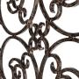 H Potter Garden Trellis for Climbing Plants Metal Wrought Iron Outdoor Wall Panel for Vines Flowers