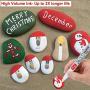 White Paint Pens Fine Point Permanent Markers for Rock Painting, Stone, Ceramic, Glass, Wood, Fabric, Set of 6 Oil Metallic Paint Pen for DIY Craft Projects High Volume Ink Quick Drying Christmas Gift