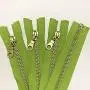 WKXFJJWZC Set of 20 Pieces 5# Brass Metal Separate Zippers in with Donut Zippers Pulls 24 Inch（20Color） (24inch)