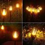 OxyLED 8 Pack Solar Torch Lights with Flickering Flames, Outdoor Solar Garden Lights for Halloween Decors, Landscape Lighting Solar Powered Waterproof for Pathway, Yard, Patio, Lawn, Porch, Christmas