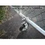 Mofeez Gate Wheel for Metal Swing Gate with 1-5/8'' Thru 2'' Gate Frames, Gate Support Wheel for Chain Link Fence, Prevent Gate from Dragging