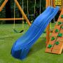 Swing-N-Slide Ws 5032 Olympus Wave Slide 2Piece Plastic Slide for 5 Decks, Blue
