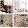 Fushing 100Pcs Stainless Split Rings, Crystal Chandeliers Connectors for Chandelier, Curtain,Suncatchers, Crystal Garland,Necklaces, Keys, Earrings, Jewelry Making and Craft Ideas(12mm)