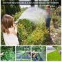 Garden Hose Nozzle Hose Sprayer 100% Heavy Duty Metal Hose Spray Nozzle High Pressure Spray Gun 4 Adjustable Patterns Water Nozzle for Watering Plants & Lawn,Washing Car, Showering Pets,Cleaning