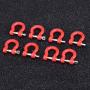 RC Car Trailer Buckle, 8 Pcs Metal Tow Shackle Rescue Lock Catch for RC Climbing Crawler Car Accessory Parts