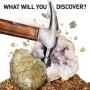 NATIONAL GEOGRAPHIC Break Open 10 Premium Geodes – Includes Goggles, Detailed Learning Guide & 2 Display Stands - Great STEM Science Gift for Mineralogy & Geology Enthusiasts of Any Age