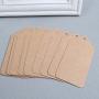 100pcs Kraft Paper Gift Tags with Free 100 Root Natural Jute Twine(Water Ripple)