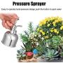 Ovida 10oz/300ml Metal Watering Can, Plant Spray Bottle, Stainless Steel Watering Pot, Outdoor Indoor Gardening Plant Water Can with Top Pump(Silver)