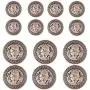 14 Pieces Gold Vintage Antique Metal Blazer Button Set - 3D Lion Head - for Blazer, Suits, Sport Coat, Uniform, Jacket 18mm 23mm