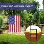 YEAHOME Garden Flag Holder Stand, Upgraded 7.5mm Thickened Pole Sturdy and Straight Premium Yard Flag Holder with Bird Feeder Hook Gift, Weather-Proof Metal Flagpole With Stopper and Clip Fit for American Flag YEAHOME Garden Flag Holder Stand, Upgraded 7.5mm Thickened Pole Sturdy and Straight Premium Yard Flag Holder with Bird Feeder Hook Gift, Weather-Proof Metal Flagpole With Stopper and Clip Fit for American Flag