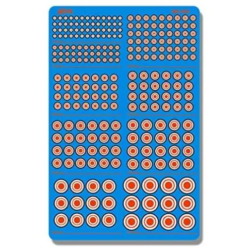 Detail up Photo Etch Parts Set for Bandai MG 1/100 Gundam 1/144 Military Model Rivets Varieties Size (3 Sheets) MX04-06 Detail up Photo Etch Parts Set for Bandai MG 1/100 Gundam 1/144 Military Model Rivets Varieties Size (3 Sheets) MX04-06