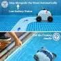 PAXCESS Cordless Automatic Pool Cleaner, Robotic Pool Cleaner with 5000mAh Rechargeable Battery, 90 Mins Working Time, IPX8 Waterproof, Lightweight, Good for Cleaning In-Ground/Above Ground Pool PAXCESS Cordless Automatic Pool Cleaner, Robotic Pool Cleaner with 5000mAh Rechargeable Battery, 90 Mins Working Time, IPX8 Waterproof, Lightweight, Good for Cleaning In-Ground/Above Ground Pool