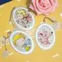 SWEET HOME 5 Pieces of DIY bookmarker Metal aida Cross Stitch Kits, Counted Cross Stitch kit Embroidery bookmarker,DIY Special Bookmark Set of 5
