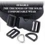 Swpeet 41Pcs 1 Inch DIY Making Bag Kit, Including Flat Side Release Buckles and Tri-glide Slides and D Rings with 1 Roll 5 Yards Nylon Webbing Straps for DIY Making Luggage Strap, Pet Collar Swpeet 41Pcs 1 Inch DIY Making Bag Kit, Including Flat Side Release Buckles and Tri-glide Slides and D Rings with 1 Roll 5 Yards Nylon Webbing Straps for DIY Making Luggage Strap, Pet Collar