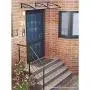 ADVANING DA5531-PWS1N PN Series, Top Quality Crystal Polycarbonate Door/Window Awning Ideal for Rain, Snow and UV Protection, 55''W x 31''D, Clear/White Brackets ADVANING DA5531-PWS1N PN Series, Top Quality Crystal Polycarbonate Door/Window Awning Ideal for Rain, Snow and UV Protection, 55''W x 31''D, Clear/White Brackets