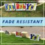 Happy Birthday BirthYay! Yard Sign - Large Colorful Bright Letters - Weatherproof Coroplast - 3 Sturdy Metal Stakes