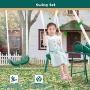 MaxKare Metal Swing Set for Backyard with Slides Baby Medium and Large Playground Swing Set Suitable for Kids Toddlers Porch Backyard 2 in 1 Game Set Outdoor and Indoor
