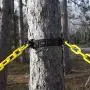 Houseables Plastic Chain, Safety Barrier, 124 Foot, 2'' Links, Light Weight, UV Protected, Accessory for Crowd Control, Queue Line, Decoration, Chains Link Fence (Yellow) Houseables Plastic Chain, Safety Barrier, 124 Foot, 2'' Links, Light Weight, UV Protected, Accessory for Crowd Control, Queue Line, Decoration, Chains Link Fence (Yellow)