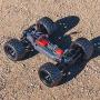 ARRMA RC Monster Truck: 1/10 Granite Voltage MEGA 2WD SRS RTR with 2.4GHz Radio | 1800mAh 6C NiMH Battery | Charger | 1:10 Scale (Blue/Black), ARA102727T2