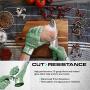Glove Station Ultra Durable Series Cut Resistant Gloves - High Performance Level 5 Protection, Food Grade (Medium, Mint Green)