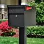 Mail Boss 7106 Curbside Security Locking Mailbox, Black,Medium Mail Boss 7106 Curbside Security Locking Mailbox, Black,Medium