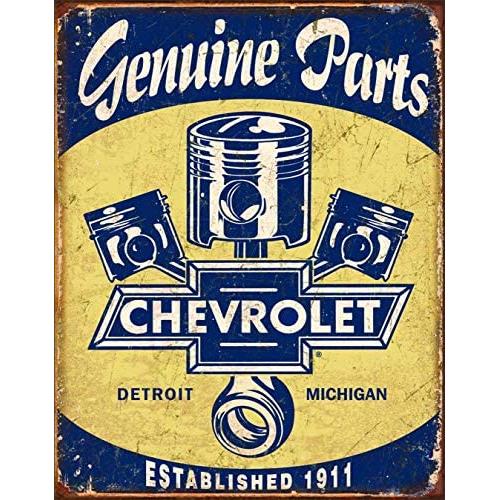 Tin Sign Garage Retro Original Parts Poster Metal Decoration Garage Bar Club Man Cave Wall Decoration 12x16 Inches Gift