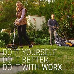 WORX WG509 TRIVAC 12 Amp 3-In-1 Electric Blower/Mulcher/Vacuum with Multi-Stage All Metal Mulching System, Black