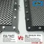 EAG Rivet Stainless Steel Wire Mesh Replacement Fit for 06-08 Dodge Ram 1500/06-09 Dodge Ram 2500/3500 Grille