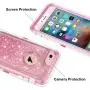 Anuck Case for iPhone 6S Plus Case, for iPhone 6 Plus Case (5.5 inch), 3 in 1 Hybrid Heavy Duty Defender Case Sparkly Floating Liquid Glitter Protective Hard Shell Shockproof TPU Cover - Pink Anuck Case for iPhone 6S Plus Case, for iPhone 6 Plus Case (5.5 inch), 3 in 1 Hybrid Heavy Duty Defender Case Sparkly Floating Liquid Glitter Protective Hard Shell Shockproof TPU Cover - Pink