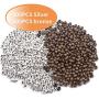 Crimp Beads 3mm, 1000 Pieces Stopper Beads Metal Bead Spacers For DIY Bracelet Jewelry Making, Bronze and Silver Crimp Beads 3mm, 1000 Pieces Stopper Beads Metal Bead Spacers For DIY Bracelet Jewelry Making, Bronze and Silver