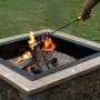 Sunnydaze Steel Fire Pit Poker Stick with Wood Handle - Outdoor Heavy Duty Metal Camping Fireplace Tool - Rustic Outside Campfire Accessory - 32 Inch Long Sunnydaze Steel Fire Pit Poker Stick with Wood Handle - Outdoor Heavy Duty Metal Camping Fireplace Tool - Rustic Outside Campfire Accessory - 32 Inch Long