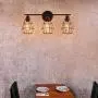 Wire Cage Wall Sconce,Industrial Bathroom Vintage Style Metal Wall Lamp E26 Bulb Base,Rustic Farmhouse Wall Light Fixture for Headboard Bedroom Garage Door Porch Wire Cage Wall Sconce,Industrial Bathroom Vintage Style Metal Wall Lamp E26 Bulb Base,Rustic Farmhouse Wall Light Fixture for Headboard Bedroom Garage Door Porch