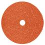 3M Cubitron II Fibre Disc 987C - 36+ Grit Metal Grinding Disc - Ceramic Precision Shaped Grain - For Angle Grinders - 5'' x 7/8'' Center Hole (Pack of 25)