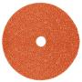 3M Cubitron II Fibre Disc 987C - 36+ Grit Metal Grinding Disc - Ceramic Precision Shaped Grain - For Angle Grinders - 5'' x 7/8'' Center Hole (Pack of 25)