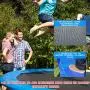 10 Ft Trampoline with Enclosure Net Outdoor Fitness Trampoline PVC Spring Cover Padding for Children and Adults 10 Ft Trampoline with Enclosure Net Outdoor Fitness Trampoline PVC Spring Cover Padding for Children and Adults