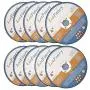 LotFancy Cut off Wheels, 4 Inch by 0.045 Inch, Angle Grinder Cutting Wheels, Metal and Stainless Steel Cutting Disc, 5/8” Arbor, Pack of 10 LotFancy Cut off Wheels, 4 Inch by 0.045 Inch, Angle Grinder Cutting Wheels, Metal and Stainless Steel Cutting Disc, 5/8” Arbor, Pack of 10