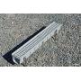 NDS 864GMTL 5-Inch Pro Channel Drain Kit with Metal Grate, 5 in, Gray