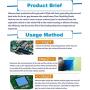 Thermal Pad,100x100x2.5mm 6W/m.k Thermal Conductivity,with Good efficient Heat Dissipation Performance,for Laptop Heatsink/CPU/GPU/SSD/IC/LED Cooler