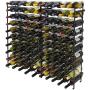 Sorbus Wine Rack Free Standing Floor Stand - Racks Hold 100 Bottles of Your Favorite Wine - Large Capacity Elegant Wine Storage for Any Bar, Wine Cellar, Kitchen, Dining Room, etc