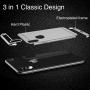 TORRAS Lock Series for iPhone X Case/for iPhone Xs Case 3-in-1 Luxury Anti-Scratch Hard Cover with Electroplated Frame Phone for iPhone Xs/X, Silver