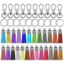 Selizo 150Pcs Swivel Hooks with Key Rings and Tassels Bulk for Keychain Crafts