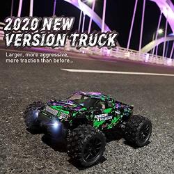 HAIBOXING 1:18 Scale All Terrain RC Car 18859E, 36 KPH High Speed 4WD Electric Vehicle with 2.4 GHz Remote Control, 4X4 Waterproof Off-Road Truck with Two Rechargeable Batteries